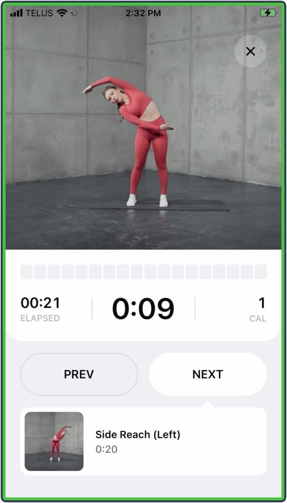 Betterme App - Video exercise and Audio explanations