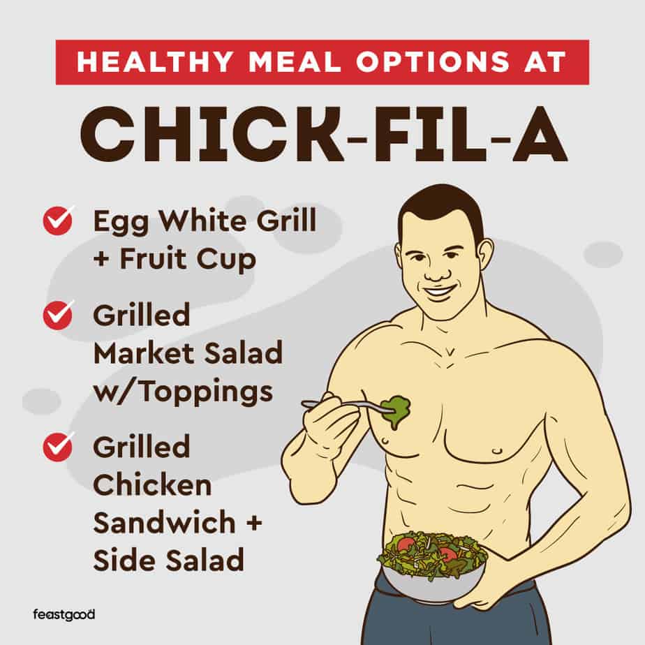 Healthy meal options at Chick-fil-AÂ