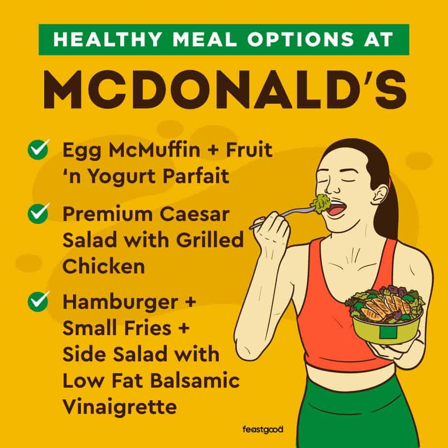 Healthy meal options at McDonald’s
