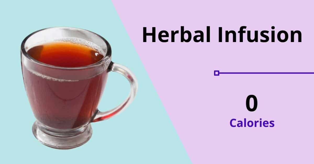 coffee bean: herbal infusion tea (0 calories)
