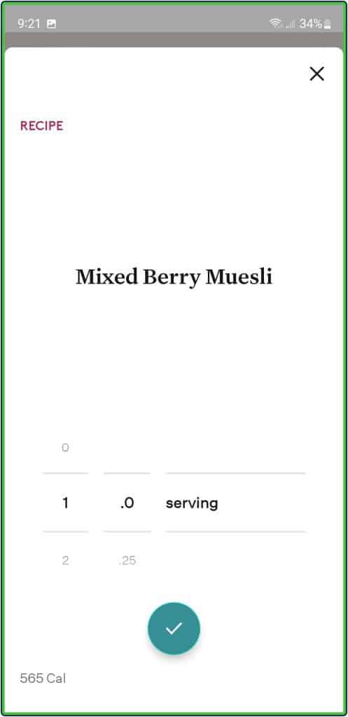 Noom- Mixed Berry Muesli