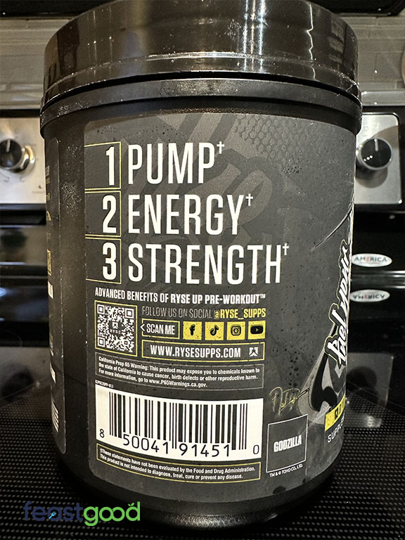 Ryse Godzilla pump, energy and strength