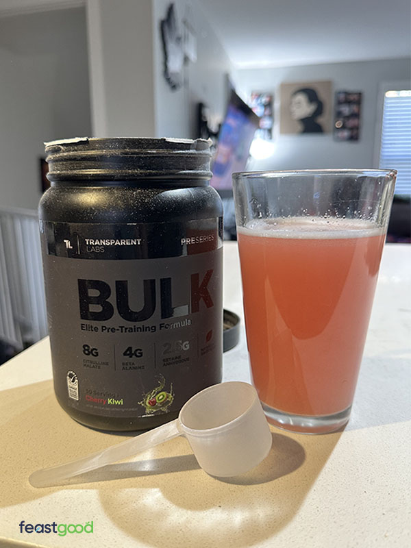Transparent Labs Bulk Black taste