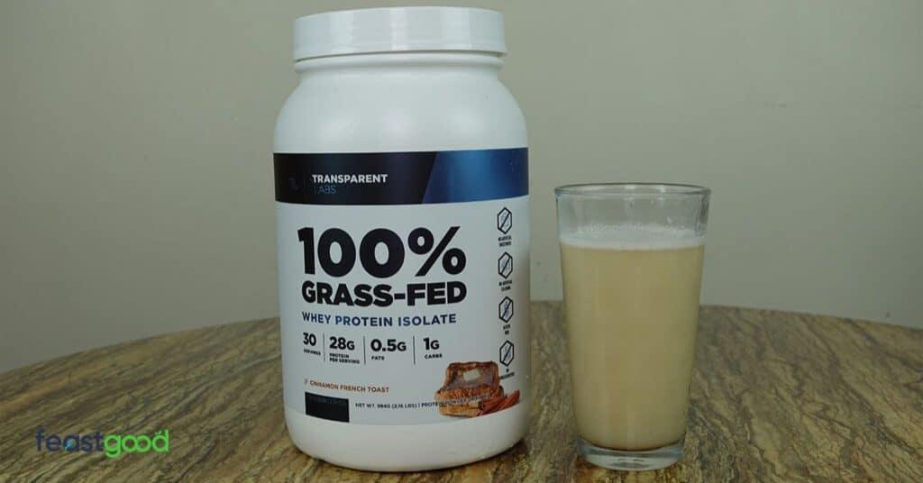 Transparent Labs Grass Fed Whey Isolate