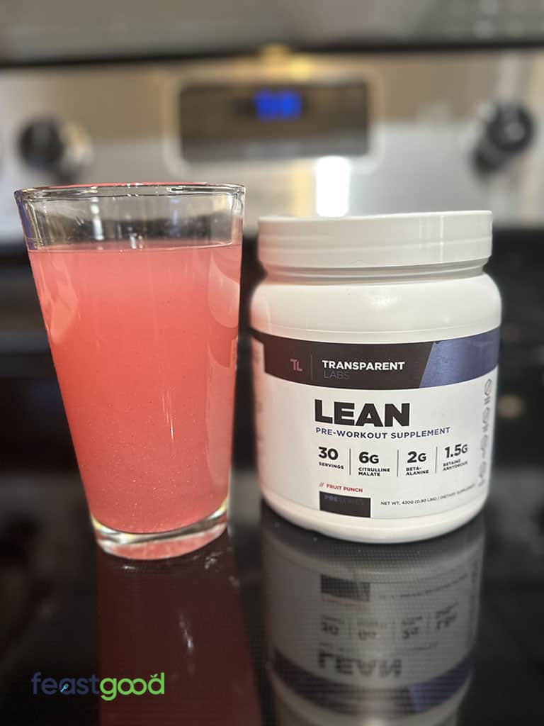 Transparent Labs Lean Mixability
