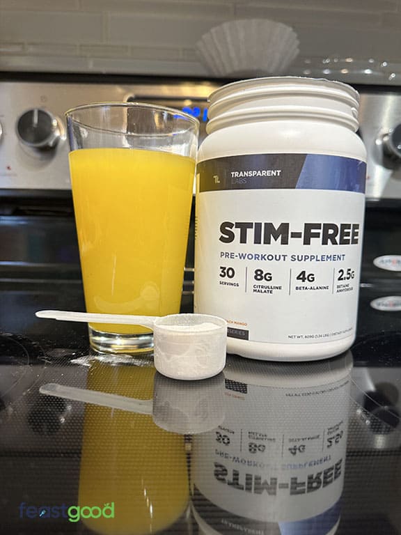 How does Transparent labs stim-free stack up against our criteria for pre workouts