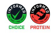 informed choice certified and informed protein certified